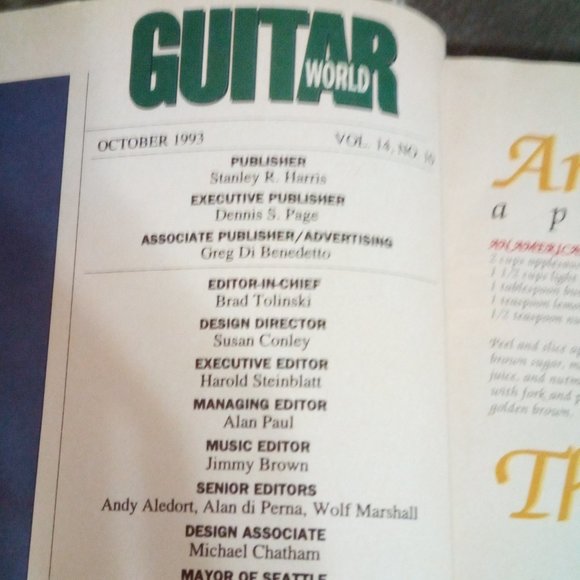 Guitar World Oct 1993 Vol. 14 No. 10 Classic Rock Rules! Magazine - Picture 5 of 9